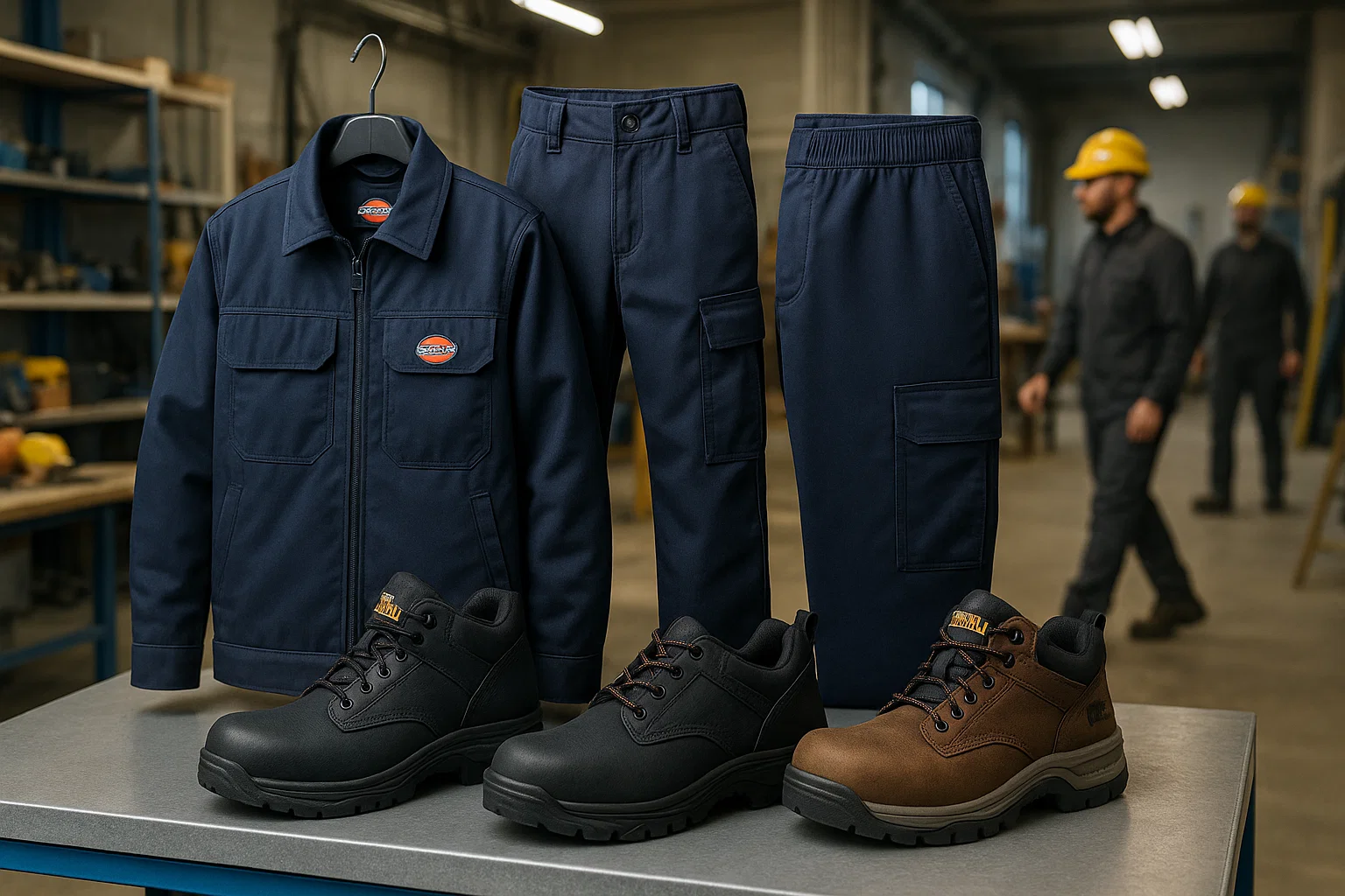 لباس کار و کفش ایمنی