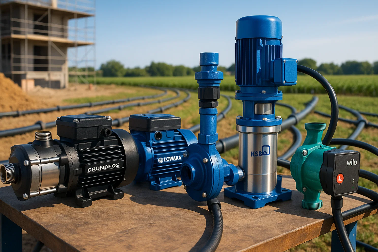 پمپ آب خانگی و صنعتی