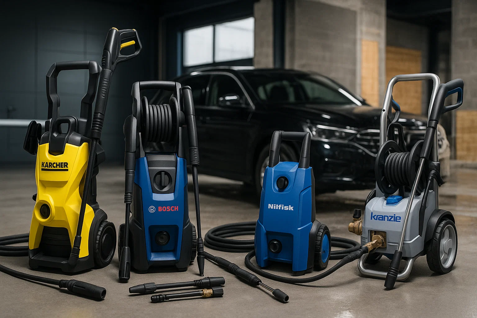 کارواش خانگی و صنعتی