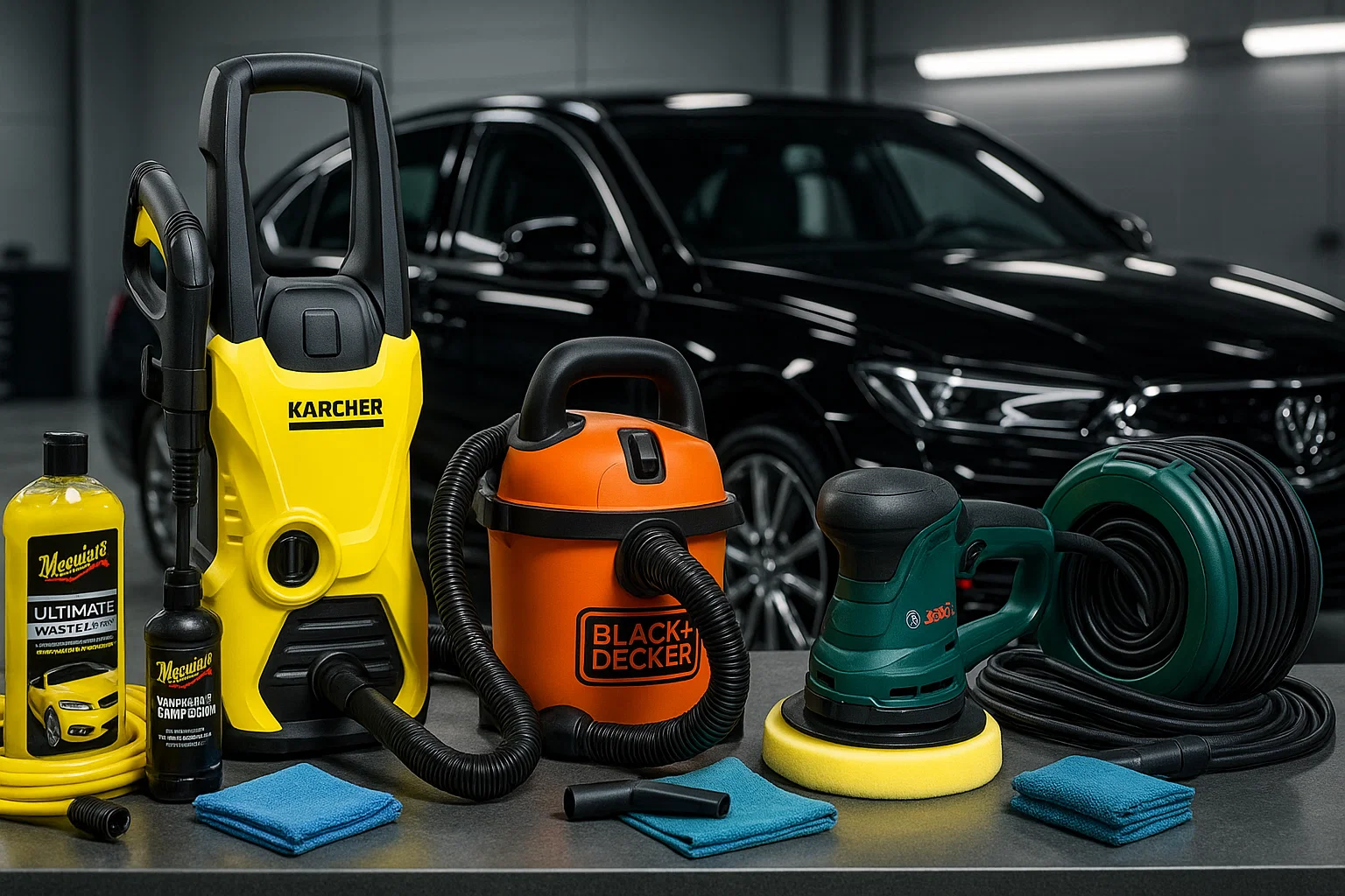 ابزار نظافت و نگهداری خودرو