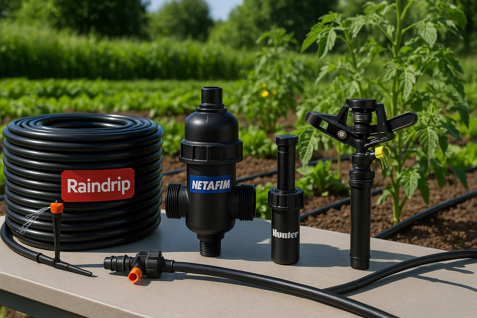 لوازم آبیاری قطرهای و بارانی