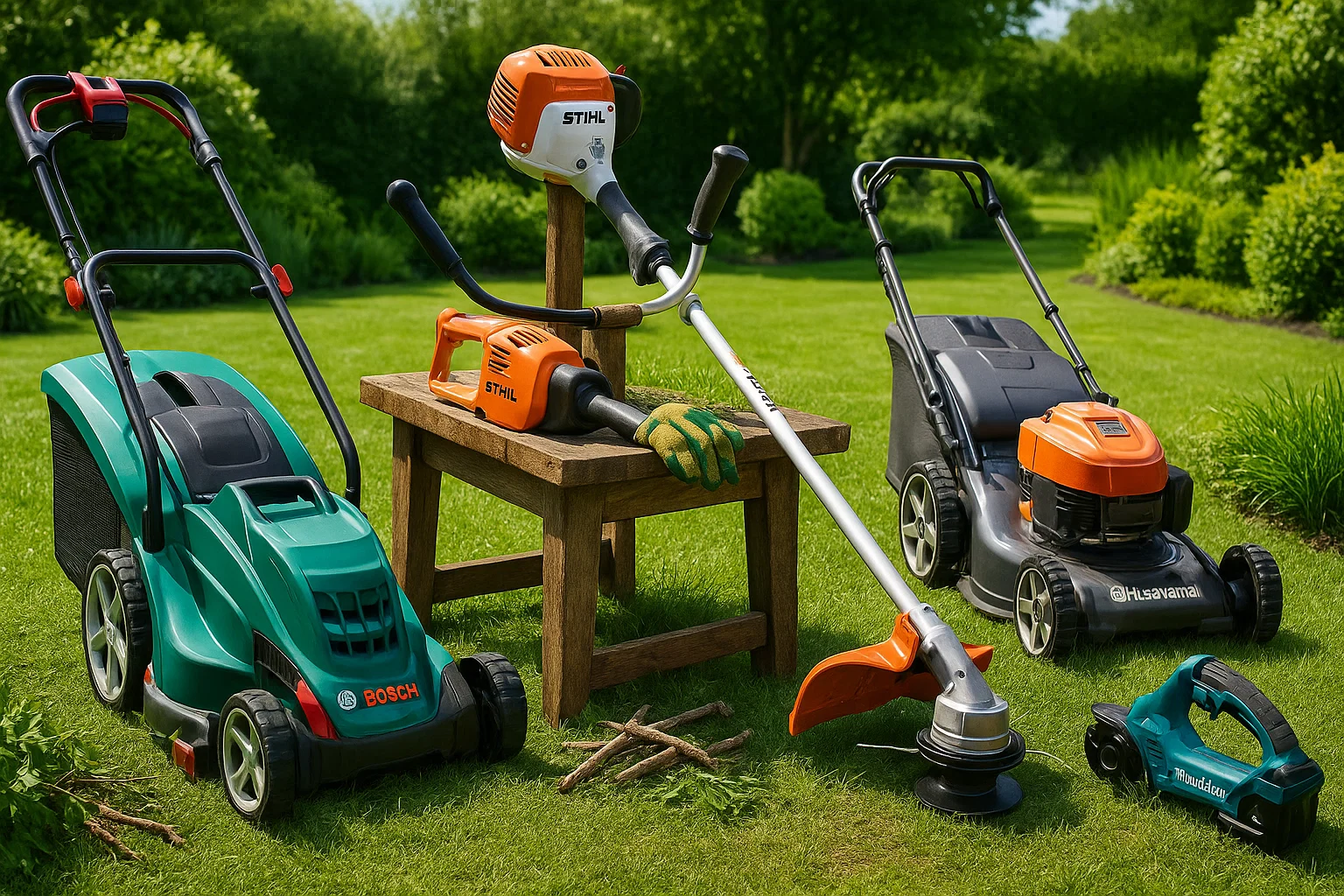 چمنزن، داس موتوری، علفتراش