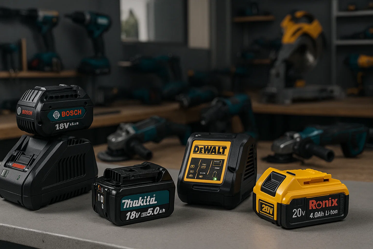 باتری و شارژر ابزار