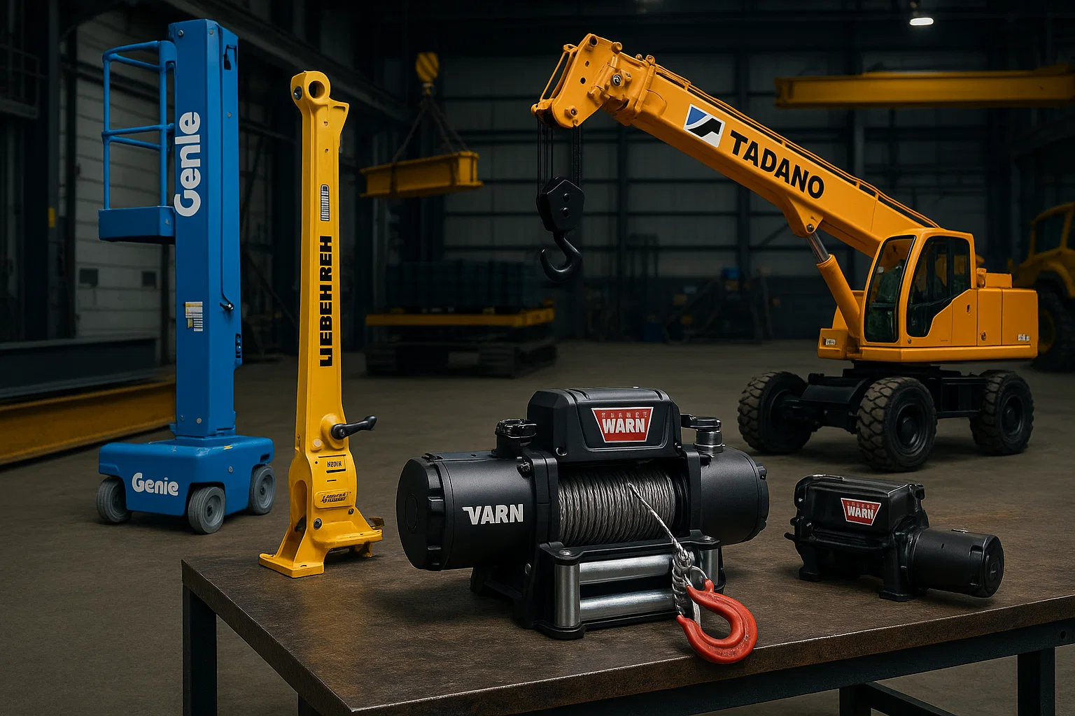 بالابر، جرثقیل و وینچ